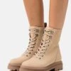 Anna Field Leather - Bottines À Plateau - Beige