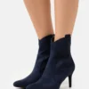 Anna Field Bottines À Talons Hauts - Dark Blue