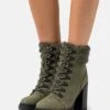 Anna Field Leather - Bottines À Lacets - Khaki