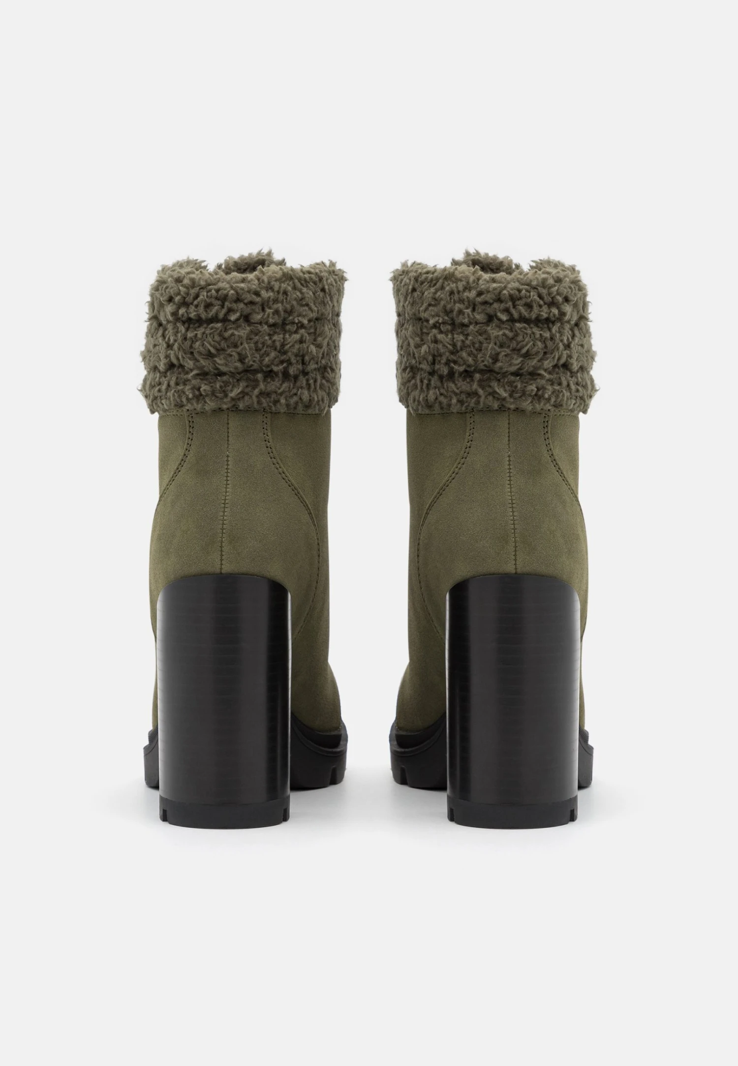 Anna Field Leather - Bottines À Lacets - Khaki 4 Anna Field Leather - Bottines À Lacets - Khaki – Image 4