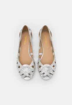 Anna Field Leather - Ballerines À Bout Ouvert - Silver -Chaussure Boutique 41d293fcbba948eb9fa8525a5ce0060d