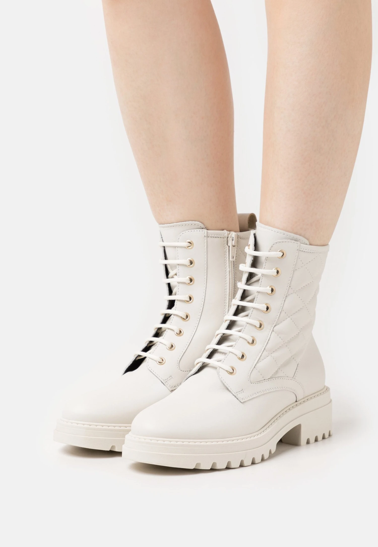 Anna Field Leather - Bottines À Lacets - White 1 Anna Field Leather - Bottines À Lacets - White