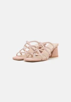 Anna Field Leather - Mules À Talons - Light Pink -Chaussure Boutique 47c5baf369ff4979a510e7f90f0a72e3
