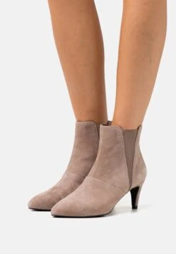 Anna Field Leather - Boots À Talons - Taupe
