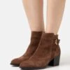 Anna Field Leather - Boots À Talons - Cognac