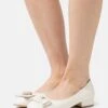 Leather Wide Fit - Ballerines - White