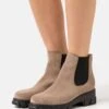 Leather - Bottines - Taupe