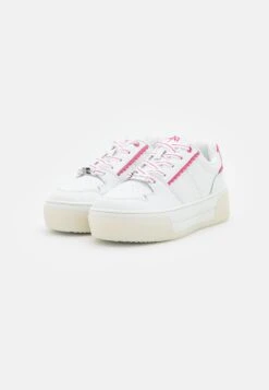 Anna Field Leather - Baskets Basses - White/Pink -Chaussure Boutique 8a3972e847e64a90b0e467c2c052fd5d