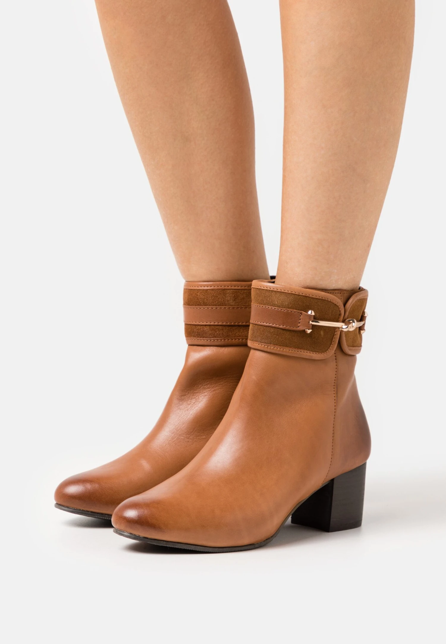 Anna Field Leather - Bottines - Cognac 1 Anna Field Leather - Bottines - Cognac