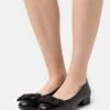 Leather Wide Fit - Ballerines - Black