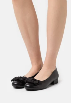 Leather Wide Fit - Ballerines - Black
