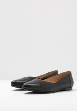 Anna Field Leather Ballerinas - Ballerines - Black -Chaussure Boutique ae6d6a0742194c9e9f049ed935c4e063