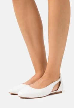Leather - Ballerines - White