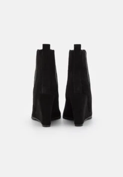 Leather - Bottines Compensées - Black -Chaussure Boutique c4e35c946a574db982bda69e2b073d86