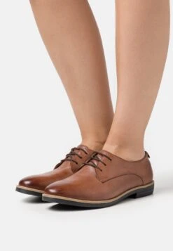 Chaussure Boutique 41 Anna Field Leather - Derbies - Cognac