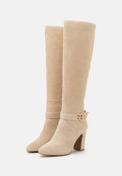 Anna Field Leather - Bottes À Talons Hauts - Beige -Chaussure Boutique d17d2f051aa24e3a825e9d6220e44203