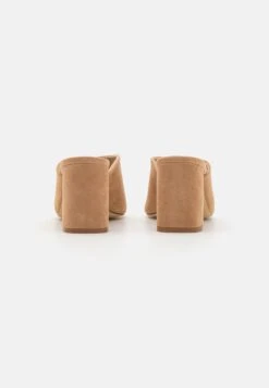 Anna Field Leather - Mules À Talons - Beige -Chaussure Boutique e615566fa0e84116be19cc7916b67b31